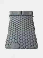 Серый матрас надувной со встроенным насосом,  196*125*9cm