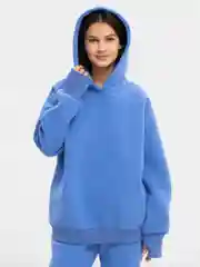 Голубой костюм двойка, женский