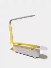 Желтый телескопическая полка для раковины