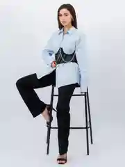 Угольный корсет женский, декоративный вечерний