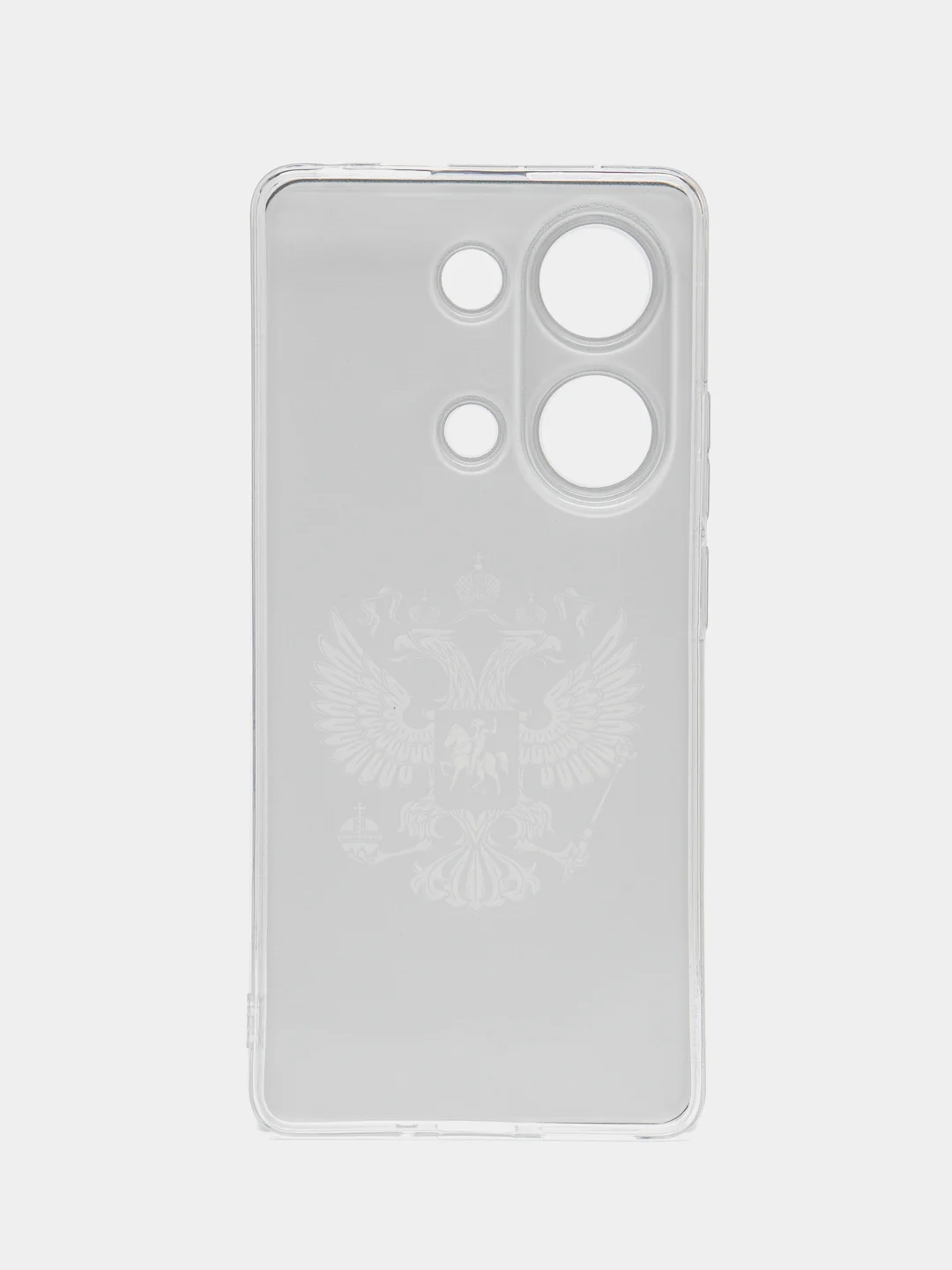 Приглушённый хаки чехол на Xiaomi Redmi Note 13 Pro 4G/Poco M6 Pro 4G, прозрачный, с рисунком, защита камеры