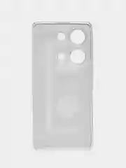 Хром чехол на Xiaomi Redmi Note 13 Pro 4G/Poco M6 Pro 4G, прозрачный, с рисунком, защита камеры