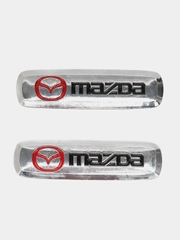 Шильдик логотип на автоковрик Mazda