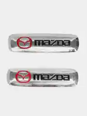 Шильдик логотип на автоковрик Mazda