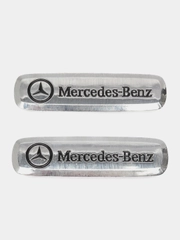 Шильдик логотип на автоковрик Mercedes