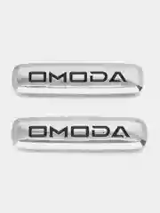 Шильдик логотип на автоковрик Omoda
