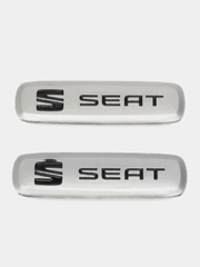 Шильдик логотип на автоковрик Seat