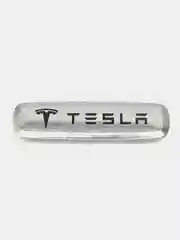 Шильдик логотип на автоковрик Tesla