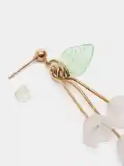 Белый серьги Aloha