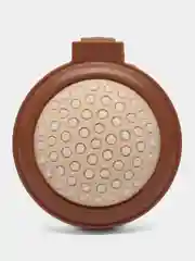 Белый расческа для волос массажная, с зеркалом, складная компактная