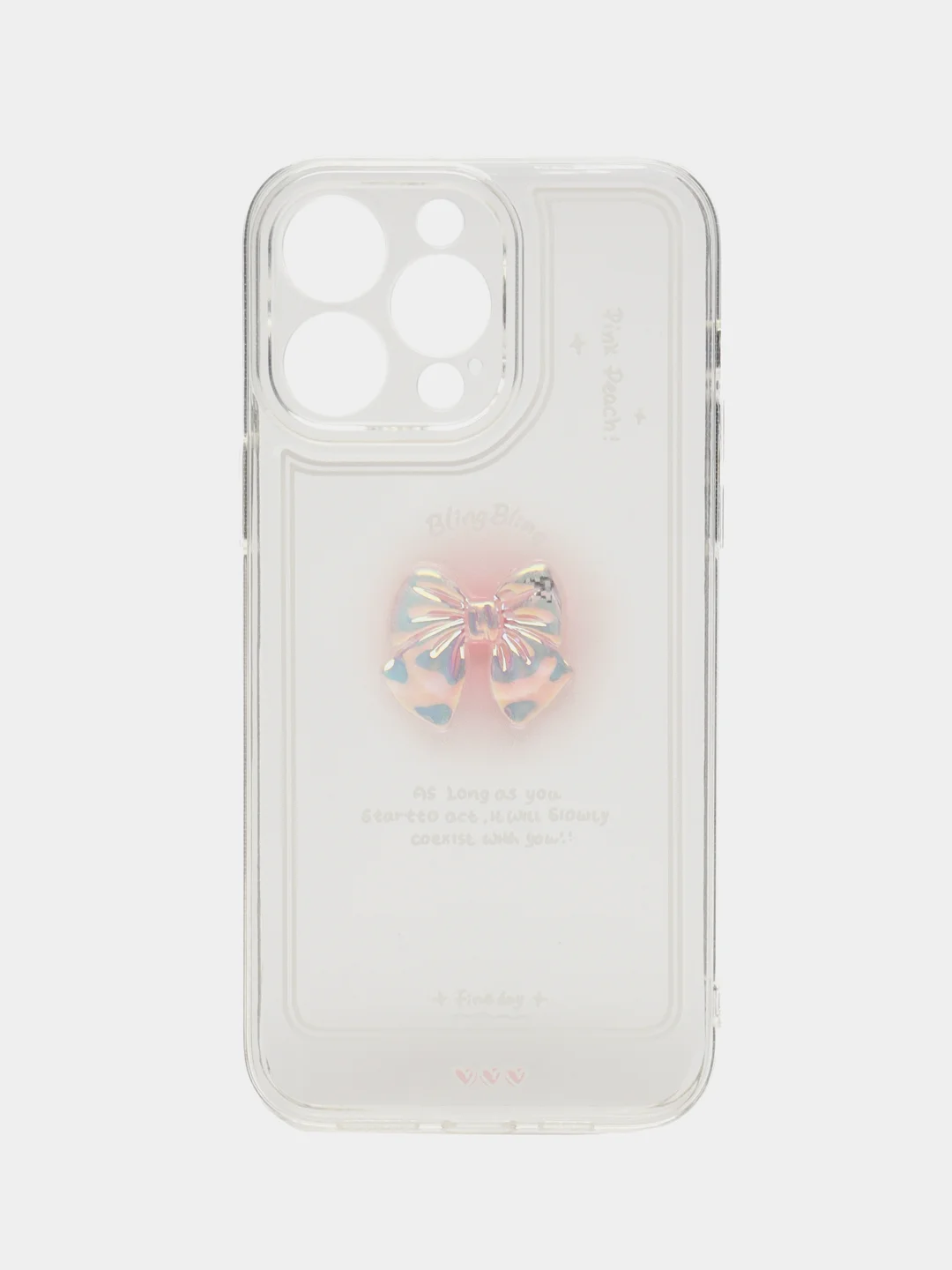 Чехол на iPhone с бантиком