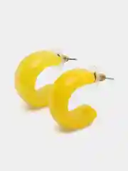 Желтый серьги и Кореи