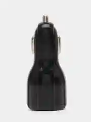 Черный автомобильное зарядное устройство 2 USB / зарядка в прикуриватель для телефона