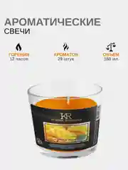 Свечи ароматические, в стеклянном стакане, 21 аромат