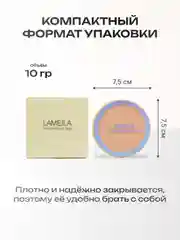 Пудра для лица компактная, матирующая, для фиксации макияжа, минеральная пудра со спонжем