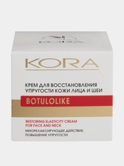 Крем для восстановления упругости кожи лица и шеи KORA, 50 мл
