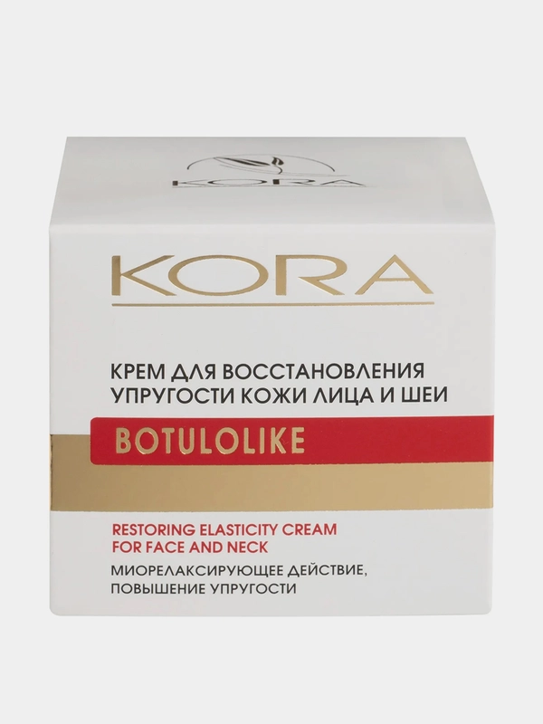 Крем для восстановления упругости кожи лица и шеи KORA, 50 мл