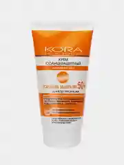 Крем солнцезащитный для лица и тела усиленная защита SPF 50+  марки KORA, 150 мл