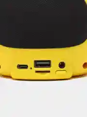 Желтый беспроводная портативная Bluetooth-колонка, динамик, игрушка ночник "Покемон Пикачу"