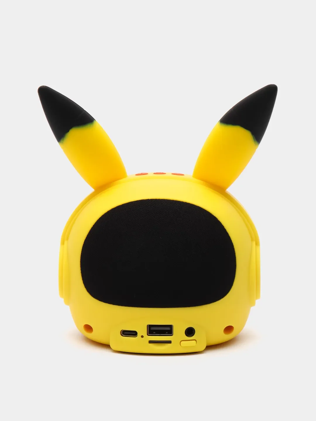 Желтый беспроводная портативная Bluetooth-колонка, динамик, игрушка ночник "Покемон Пикачу"