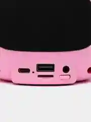 Розовый беспроводная портативная Bluetooth-колонка, динамик, игрушка ночник "Покемон Пикачу"