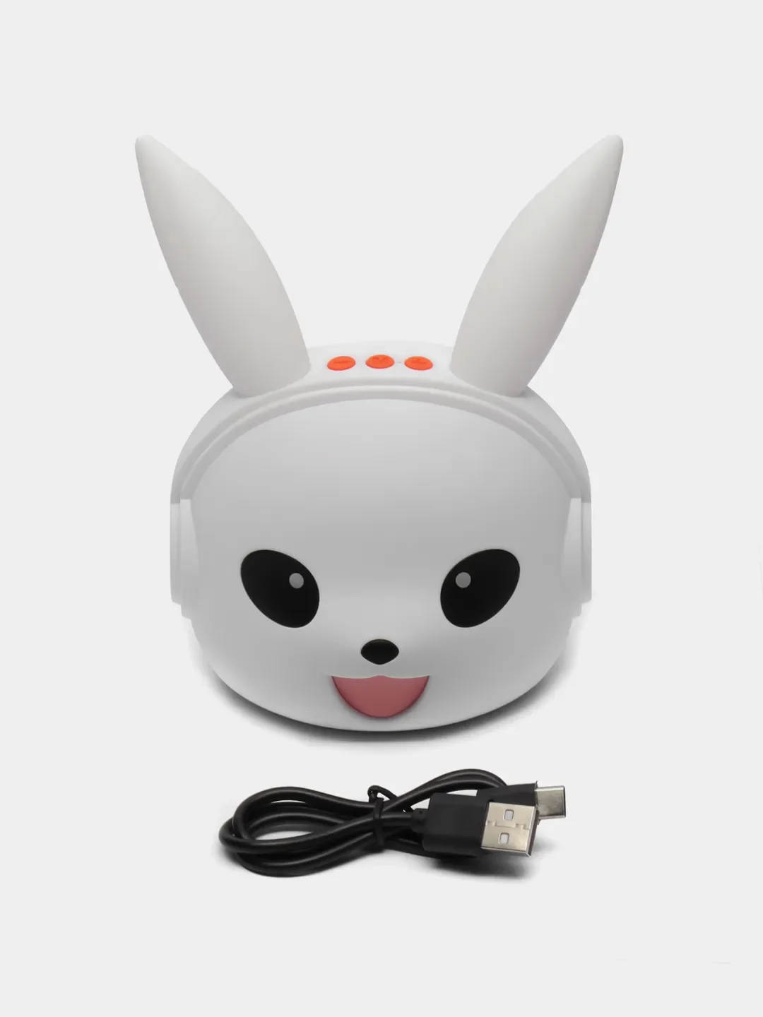 Белый беспроводная портативная Bluetooth-колонка, динамик, игрушка ночник "Покемон Пикачу"
