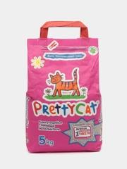 Комкующийся бентонитовый наполнитель для кошачьего туалета PrettyCat Euro Mix, 5 кг