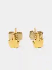 Золотой женские серьги, серебряные гвоздики