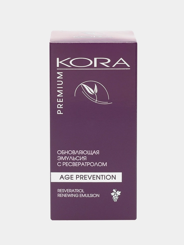 Обновляющая эмульсия с ресвератролом, KORA, 50 мл