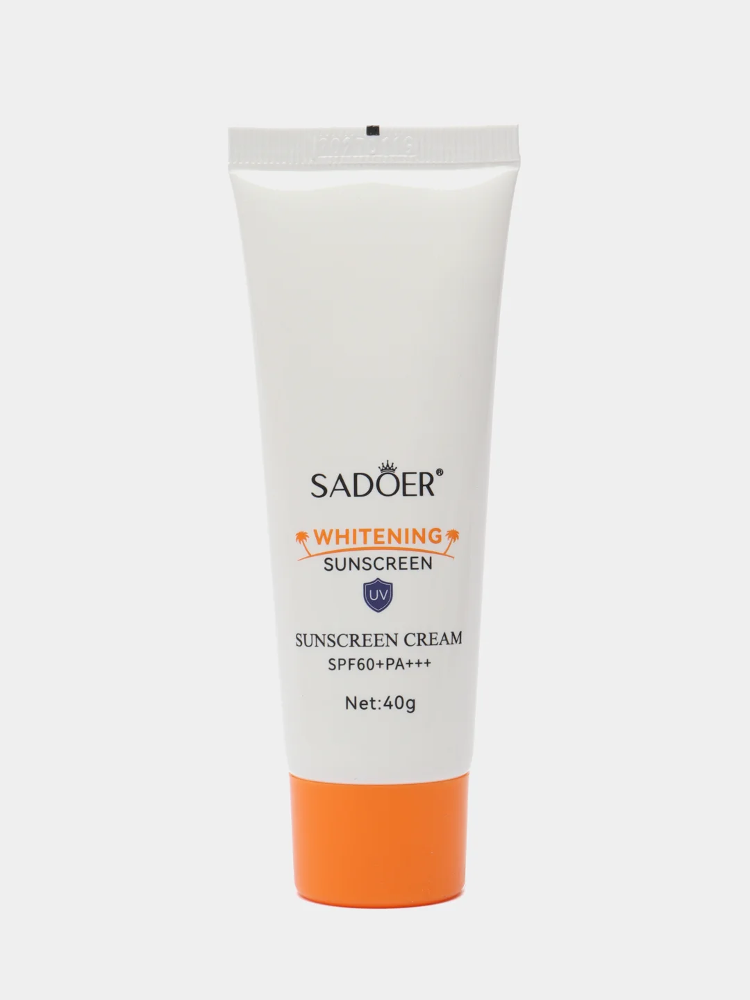 Оранжевый солнцезащитный крем от загара для лица и тела SPF50+, увлажняющий с коллагеном
