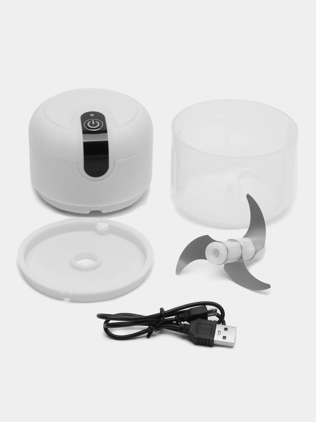 Блендер LuazON LBR-03, портативный, 37 Вт, 0.2 л, от USB, белый