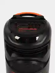 Хром колонка Bluetooth с LED-подсветкой ZQS 60Вт (USB/SD/AUX/FM) + микрофон/пульт