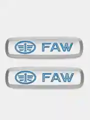 Шильдик логотип на автоковрик Faw