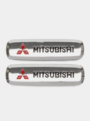 Шильдик логотип на автоковрик  Mitsubishi