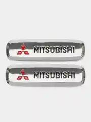 Шильдик логотип на автоковрик  Mitsubishi