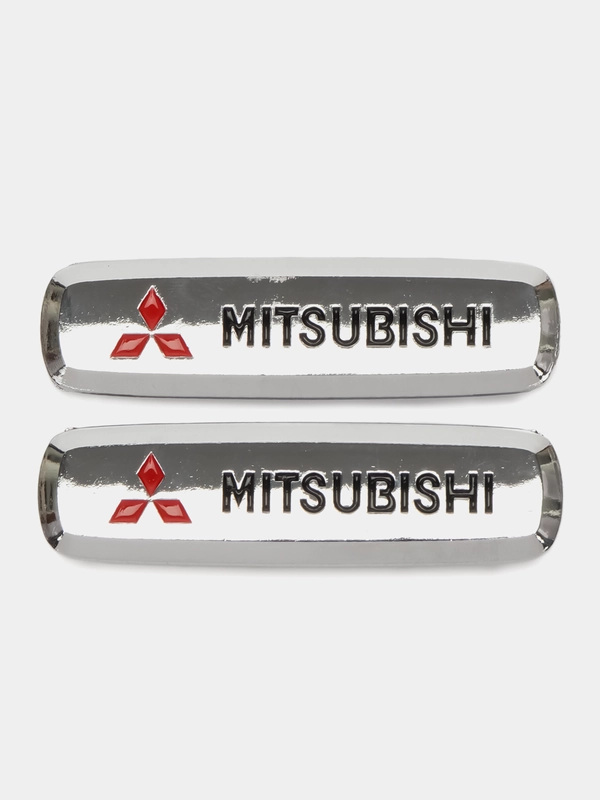 Шильдик логотип на автоковрик  Mitsubishi
