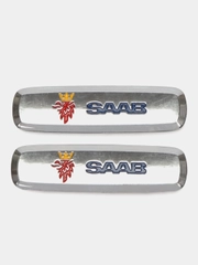 Шильдик логотип на автоковрик SAAB
