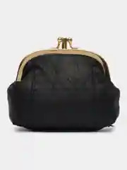 Фиолетовый кошелек из натуральной кожи