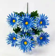 Хризантемы искусственные, пластиковые