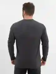 Угольный лонгслив мужской