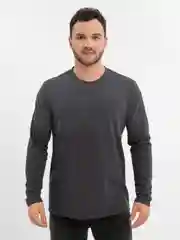 Угольный лонгслив мужской