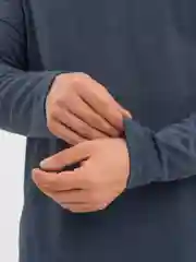 Индиго лонгслив мужской