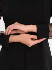 Черный платье женское вечернее, большие размеры