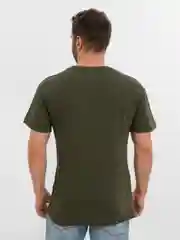 Зелёный хаки футболка мужская