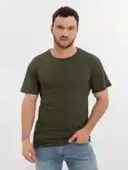 Зелёный хаки футболка мужская