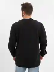Черный свитшот мужской без начеса