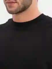 Черный свитшот мужской без начеса