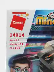 Серый конструктор гоночная машина QMAN Mine City