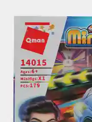Синий конструктор гоночная машина QMAN Mine City