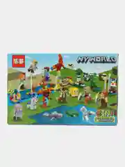 Красный конструктор My World, детский, Minecraft
